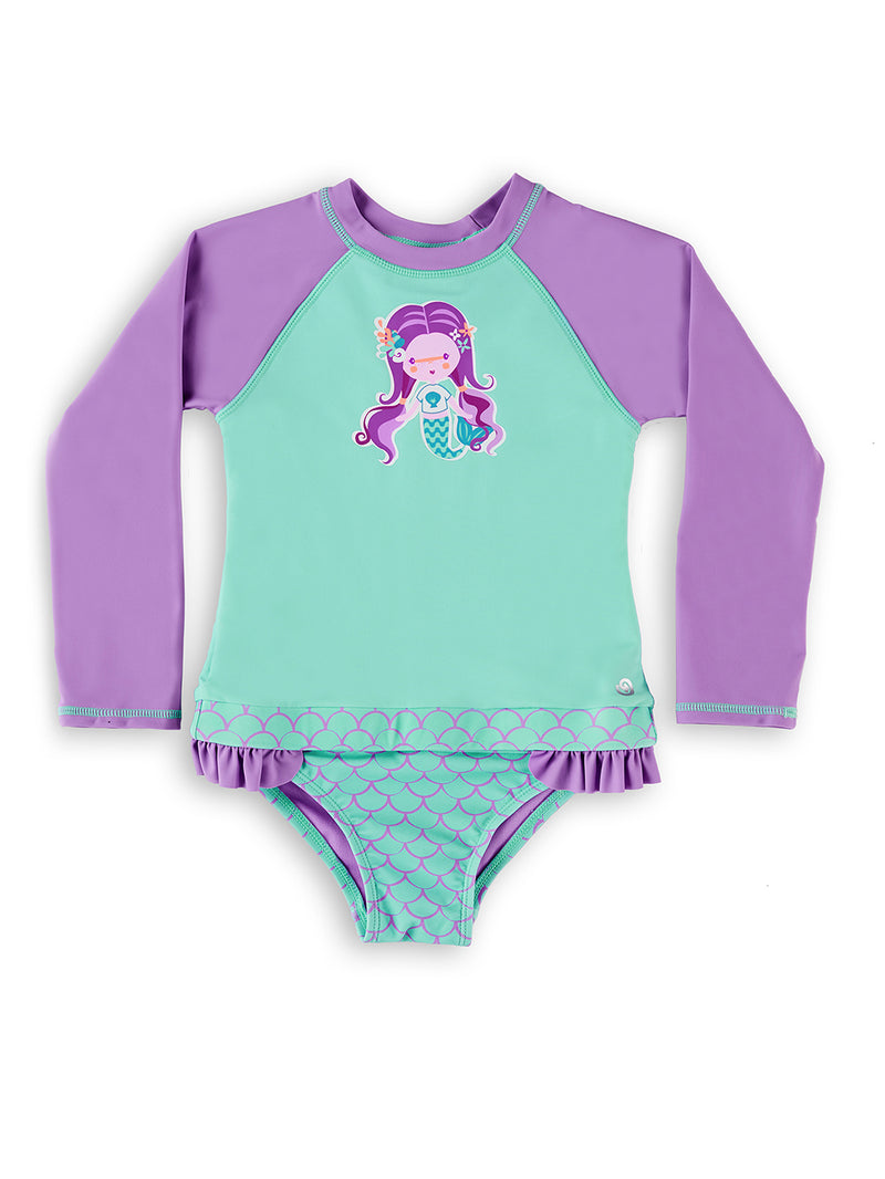 Mer Girl Baby and Toddler Magnetic One-Piece